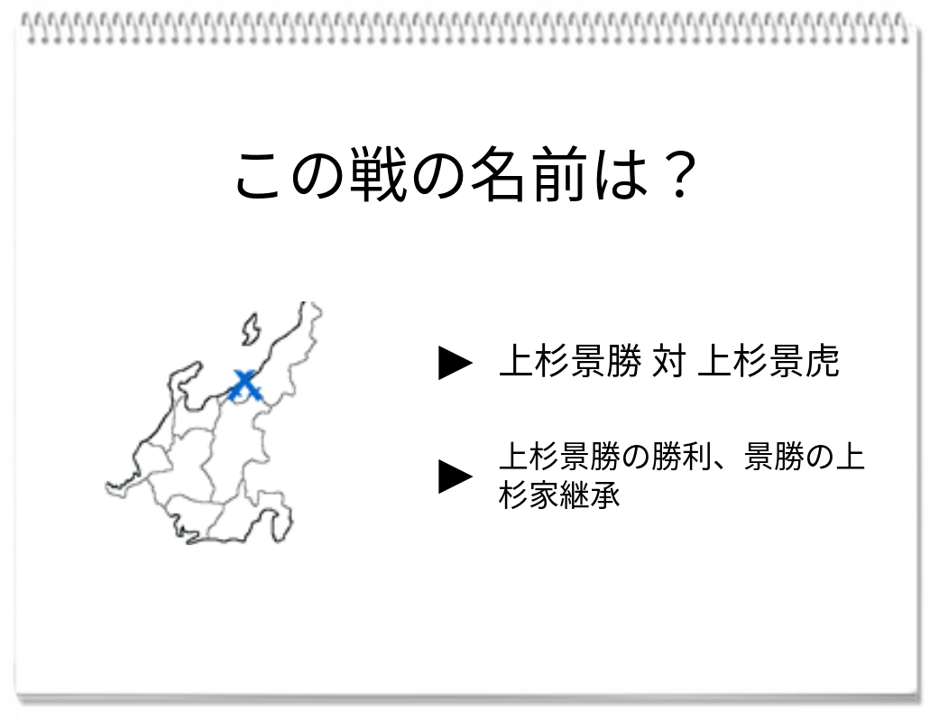 【脳トレクイズ】上杉家の後継者を巡るクイズに挑戦！