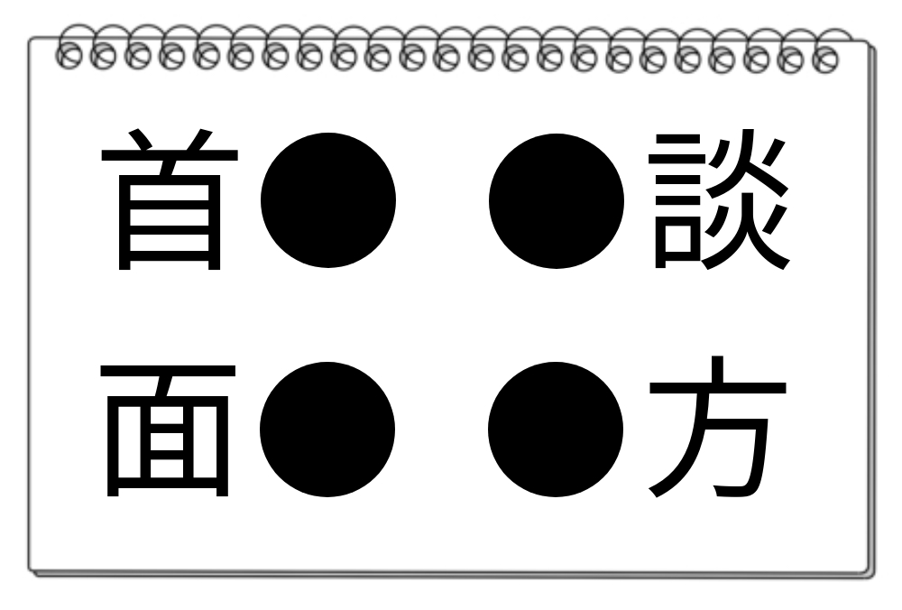 【脳トレクイズ】漢字を使った脳トレクイズ！同じ漢字を見つけよう