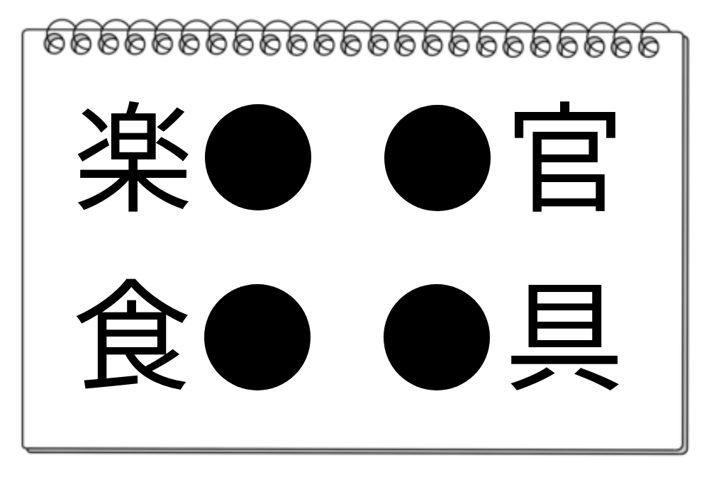 【脳トレクイズ】共通する漢字は何？素早く答えを見つけよう