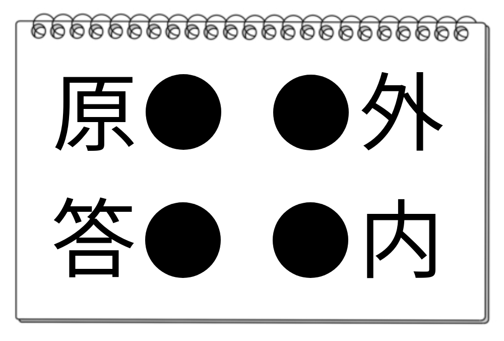 【脳トレクイズ】漢字を当てはめよう！穴埋めクイズで脳トレに挑戦しよう！