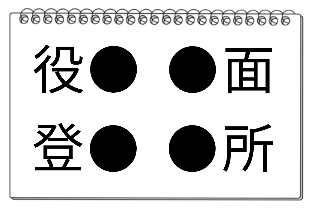 【脳トレクイズ】漢字の穴埋めクイズで脳トレタイムを楽しもう