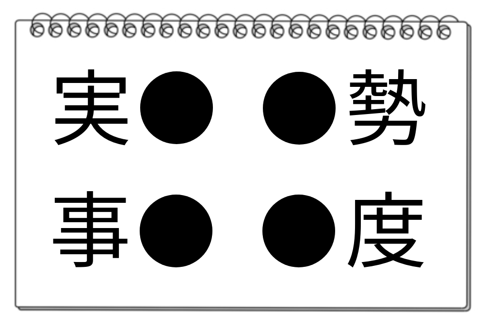 【脳トレクイズ】漢字クイズにトライ！共通する漢字は何だろう？