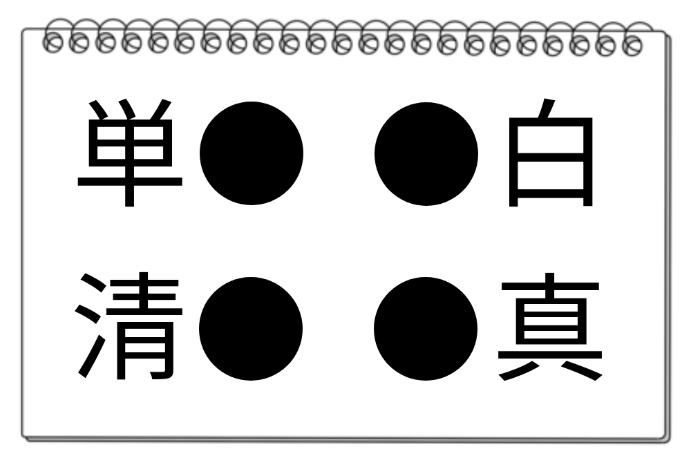 【脳トレクイズ】漢字パズル「●」に入る文字は何だろう？