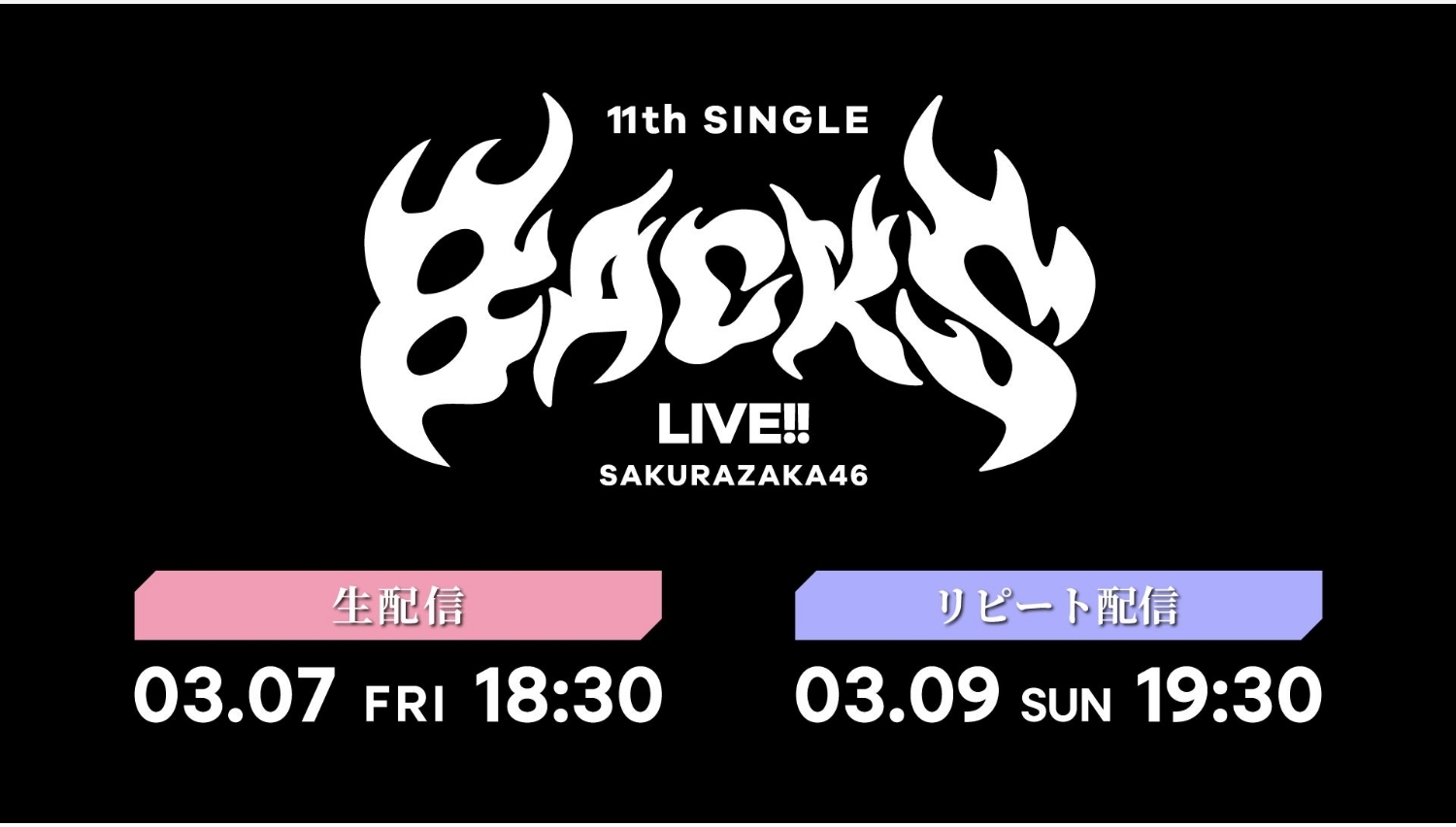 【Leminoのおすすめ】櫻坂46『11th BACKS LIVE!!』Leminoで生配信決定！